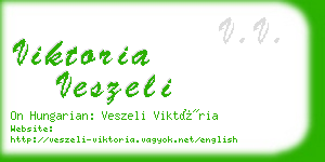 viktoria veszeli business card